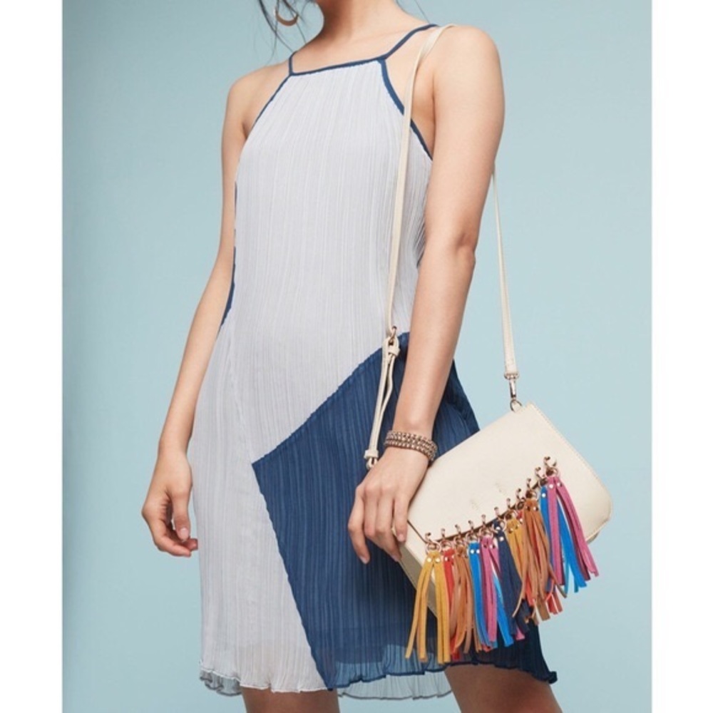 Anthropologie Sunday in Brooklyn Geo-Pleated Dress